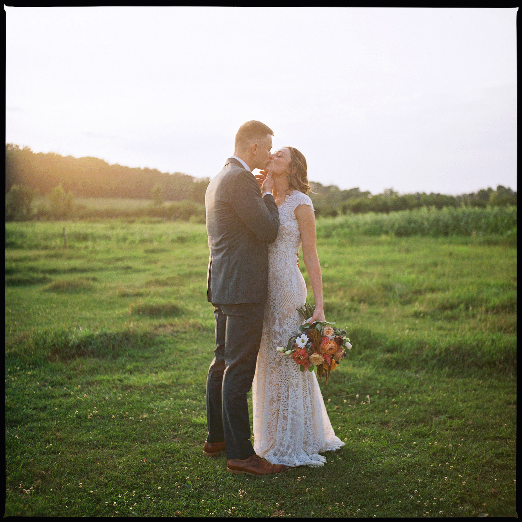 Wedding Captured Entirely On Film