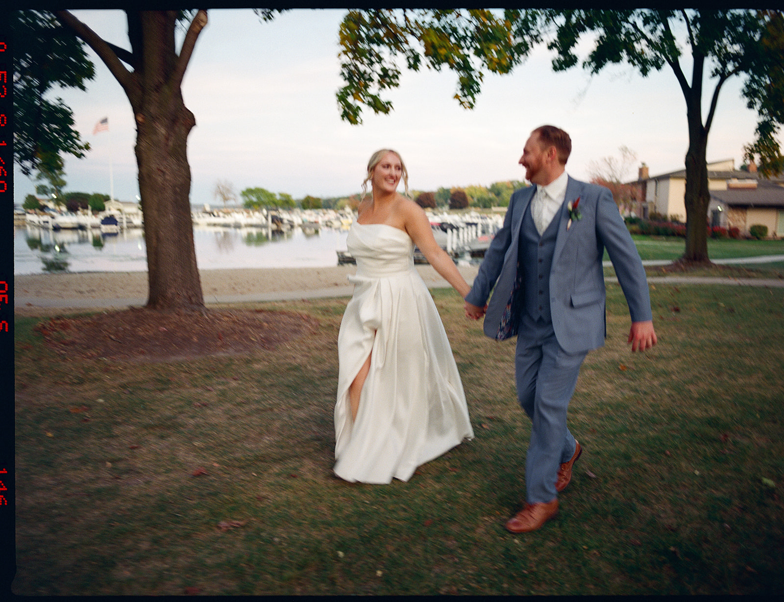Golden hour emotional imagery in lake geneva wisconsin